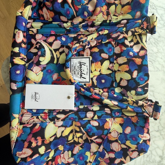 Herschel Supply Company Women's Floral Tote Bag - Multicolor - Picture 3 of 6